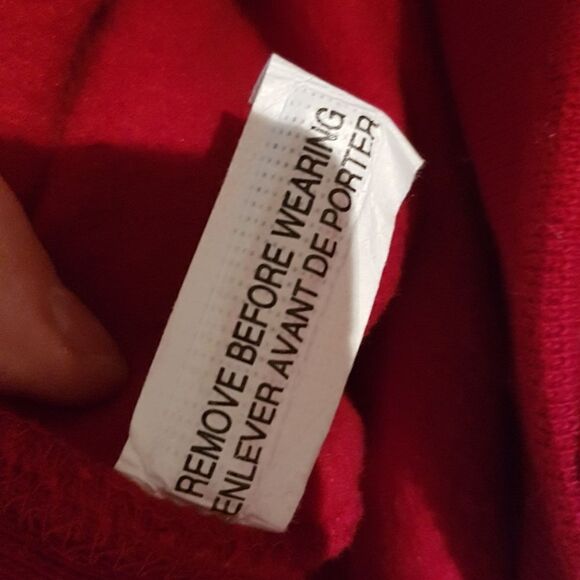 HUDSONS  BAY CO. Olympics RED Hoodie *** Womens SIZE Medium - Picture 5 of 14